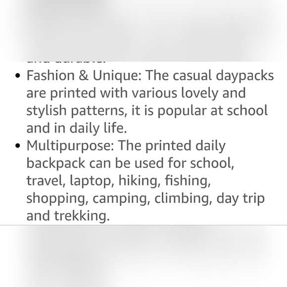 Llama And Cactus Womens Backpack Purse, Bag - Picture 9 of 9